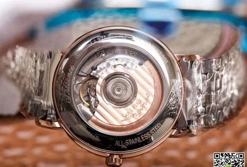 Longines Presence L4.921.1.11.7 RM Factory 1:1 Best Edition Replica Watch Stainless Steel Bezel